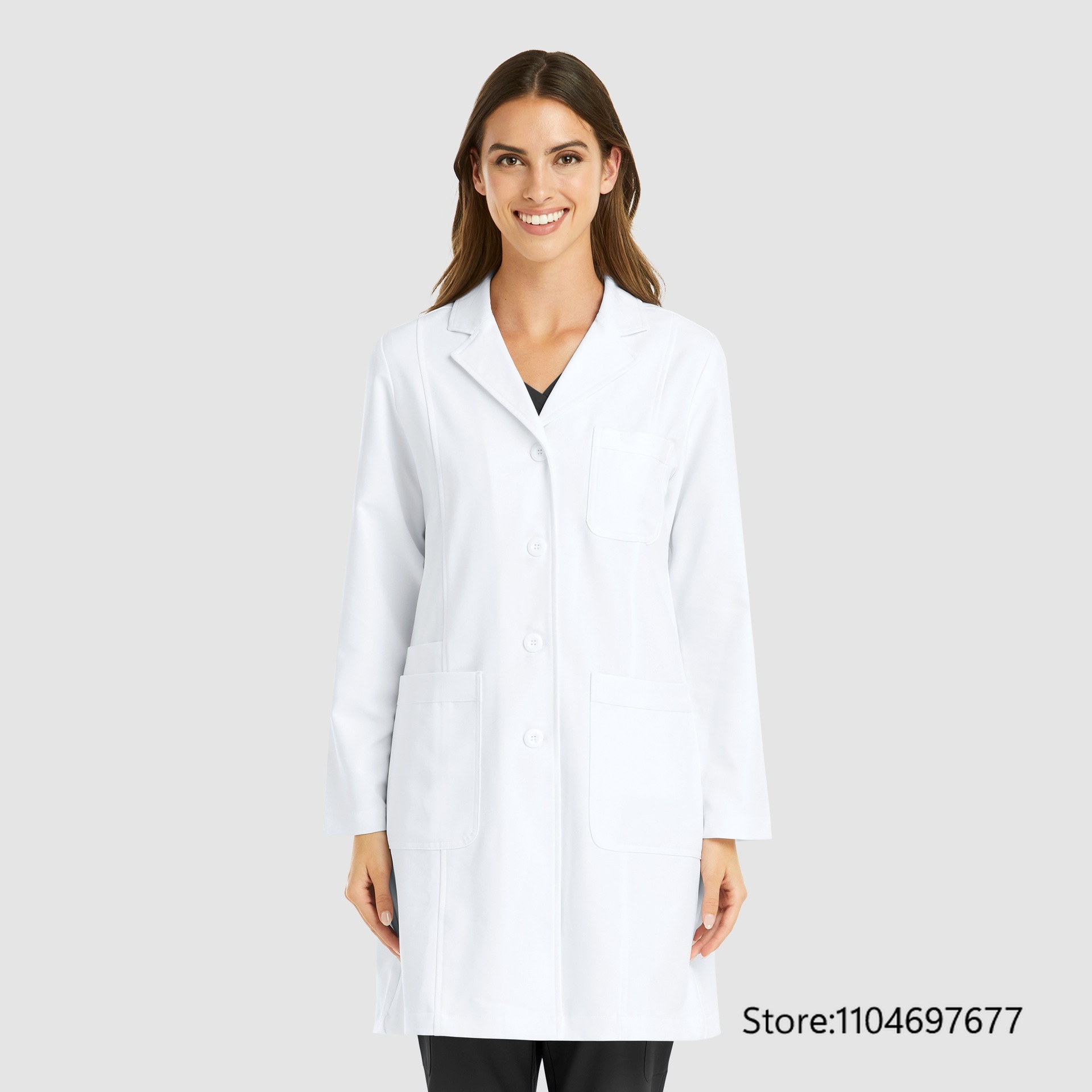 Multicolor Women's Long Sleeve - Medical Lab Coats review and price