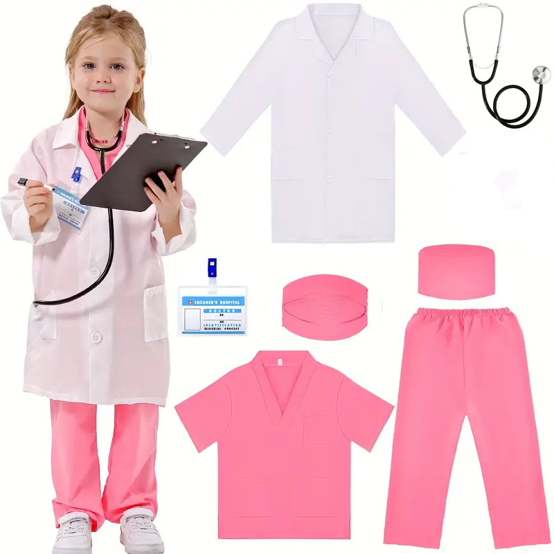 7PCS Kids Doctor Nurse Cosplay - Medical Lab Coats review and price