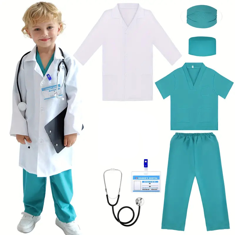 7PCS Kids Doctor Nurse Cosplay - Medical Lab Coats review and price