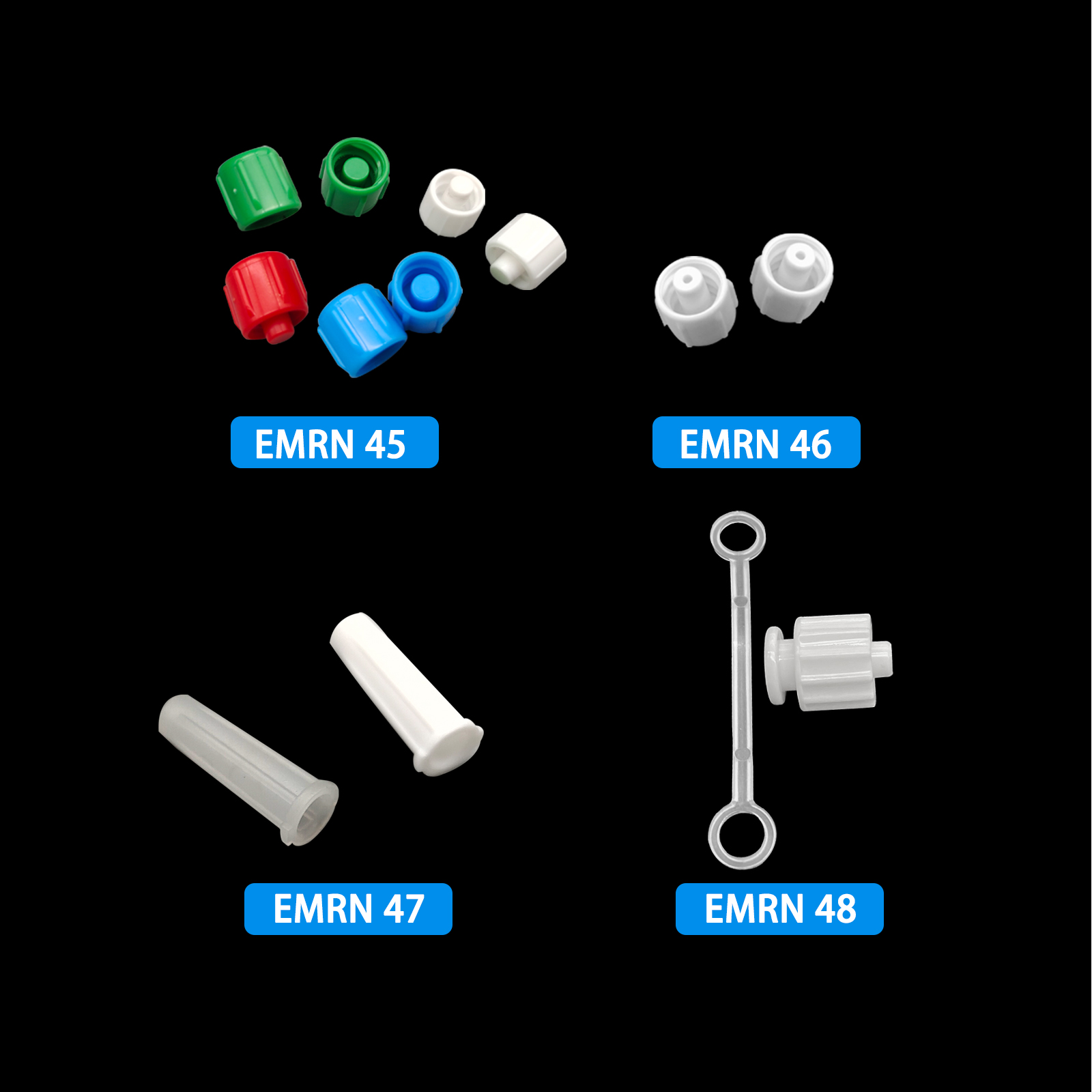500pcs Male Luer Caps Hole for - Medical Laboratories review and price